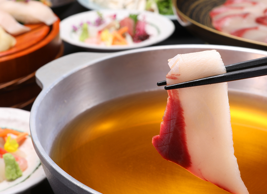 鰤づくし 寒鰤しゃぶしゃぶ
