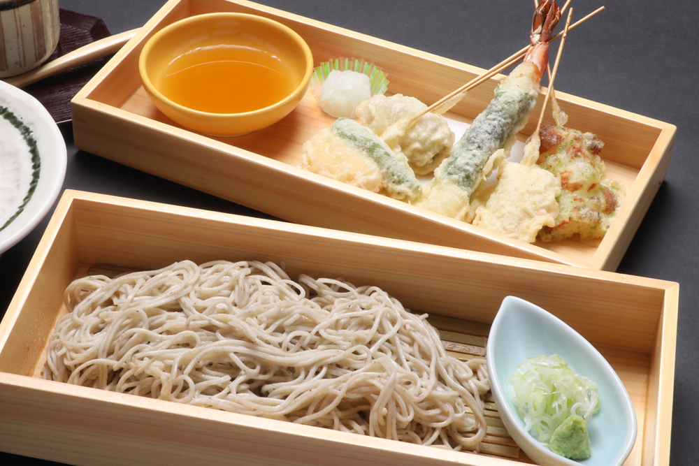 二八蕎麦と串天