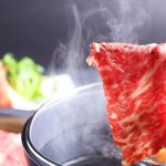 知多牛と春野菜のすき煮コース